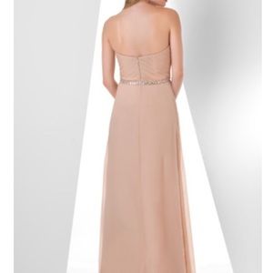 Bari - Jay nude / blush size 10 bridesmaid / formal dress
